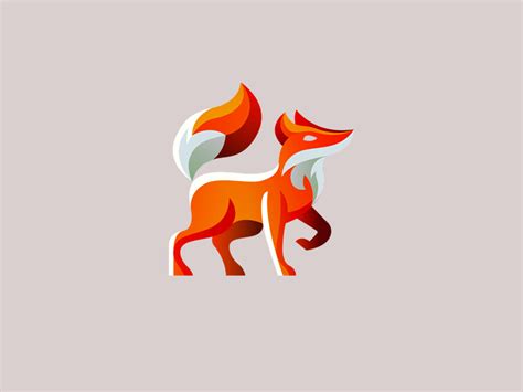 Fox mascot ensemble